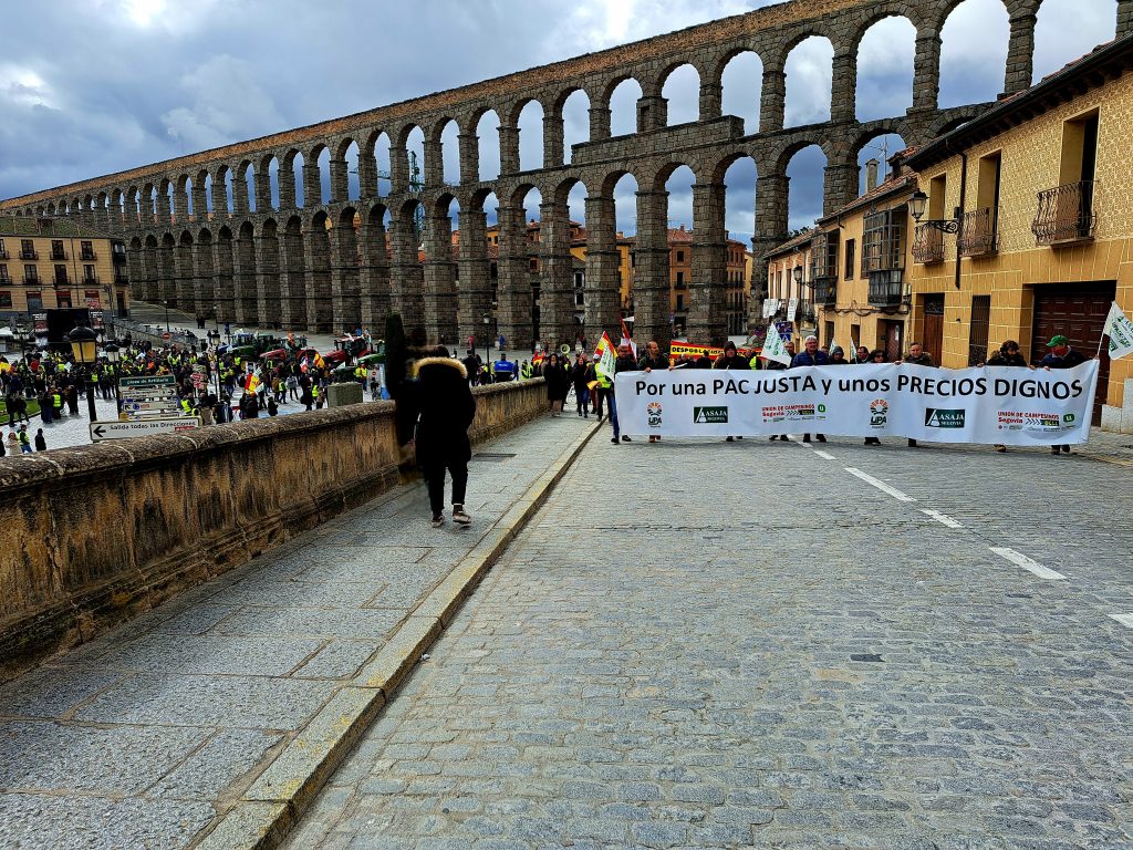 Protestas en Segovia